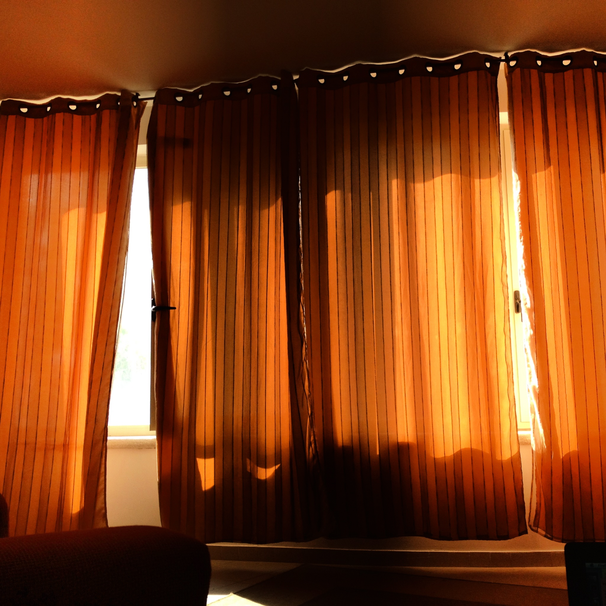 inspiration-curtains-sumptuous-sheer-sliding-orange-curtains-ceiling-to-floor-drapery-windows-treatments-in-modern-living-areas-accesories-decorating-designs-orange-curtains-for-snazzy-window-treatm